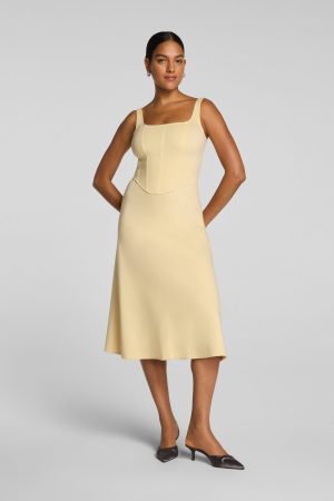 SPANXshape? Ponte Fit and Flare Midi Dress | Sunbeam