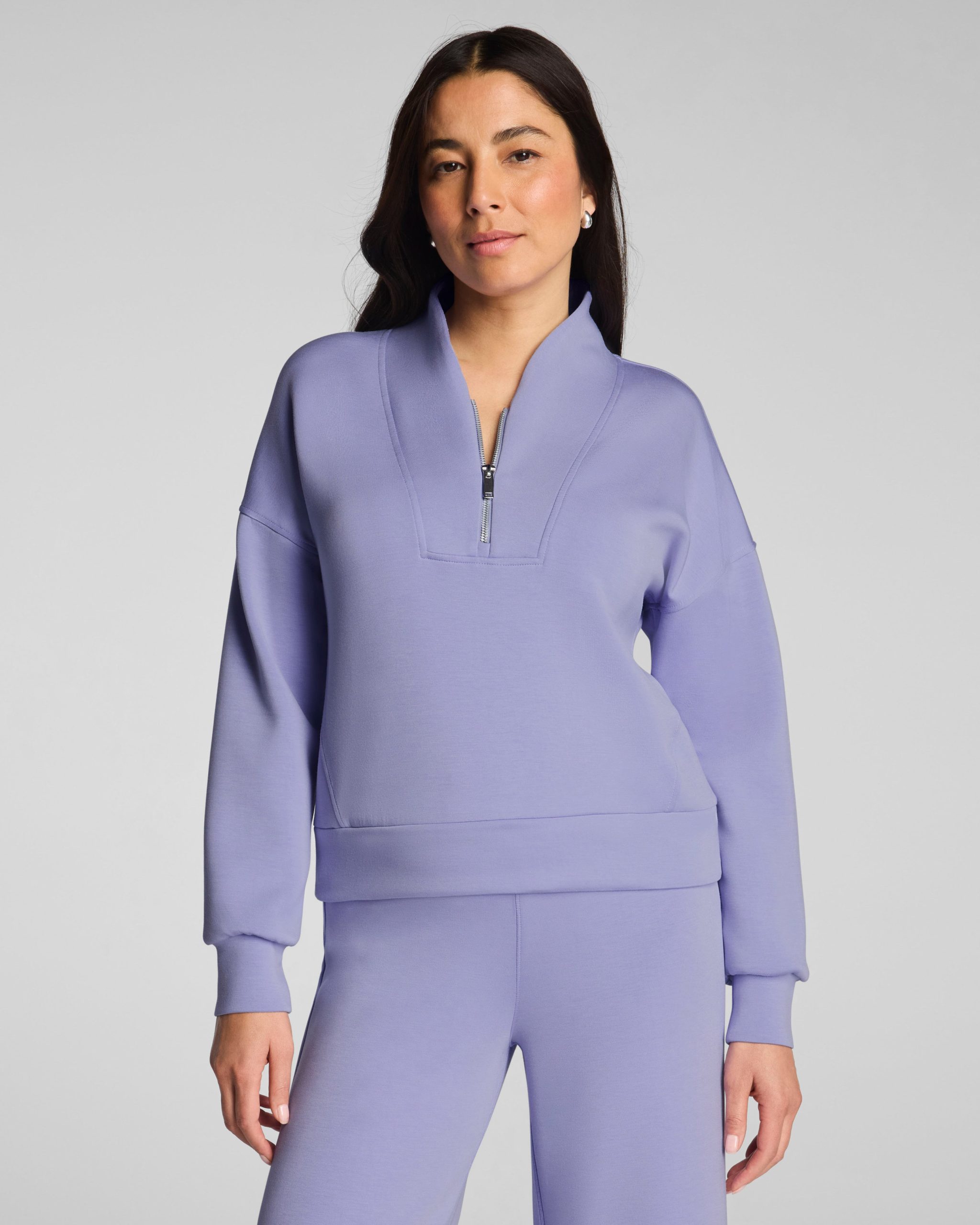 SPANX AirEssentials? Shawl Collar Half Zip | Anemone