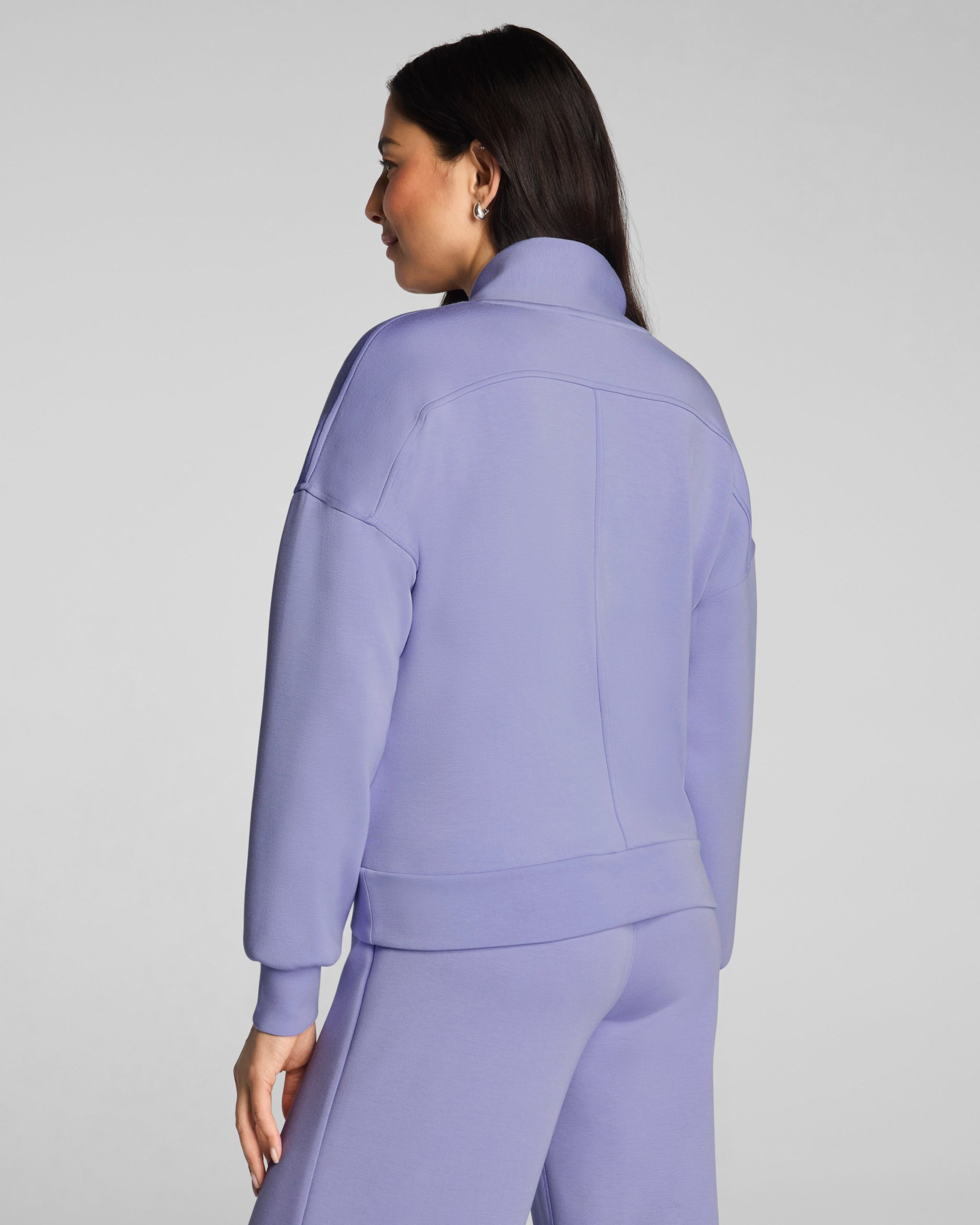 SPANX AirEssentials? Shawl Collar Half Zip | Anemone - Image 2