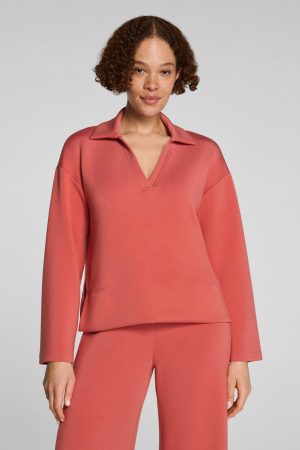 SPANX AirEssentials? Long Sleeve Polo Top