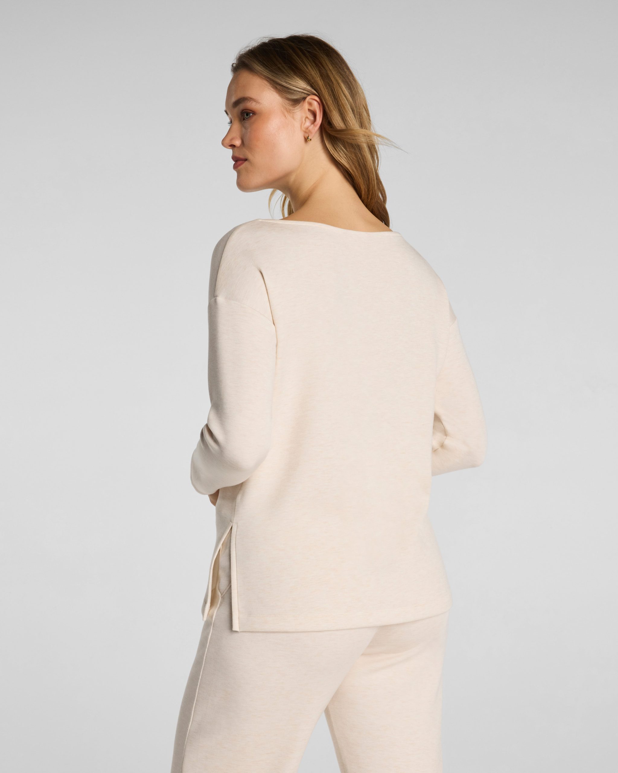 SPANX AirEssentials? Boatneck Tunic | Oatmeal Heather - Image 2