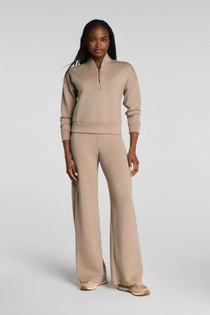 SPANX AirEssentials? Wide Leg Pant | Dune Heather
