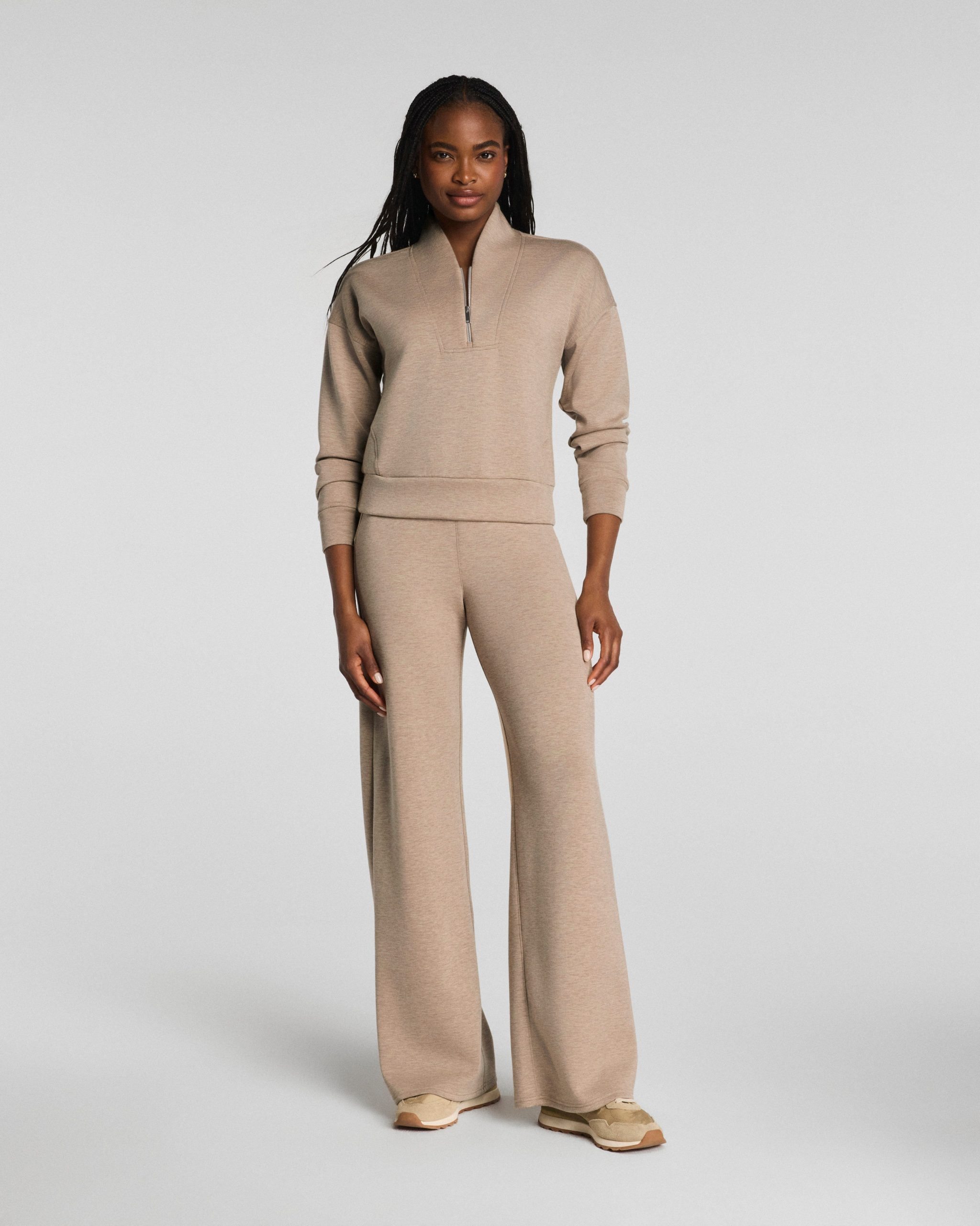 SPANX AirEssentials? Wide Leg Pant | Dune Heather