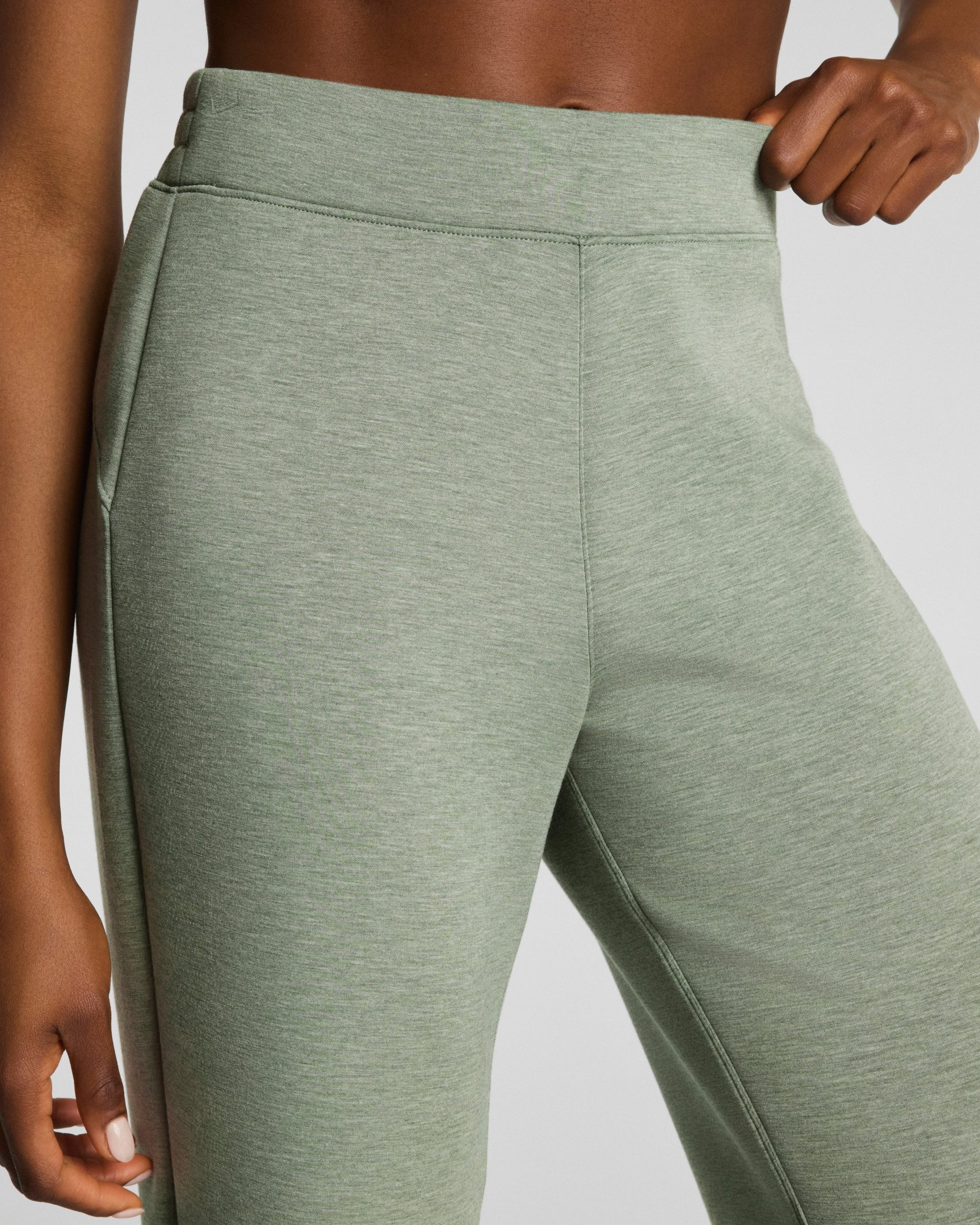 SPANX AirEssentials? Slim Straight Pant | Sage Brush Heather - Image 4