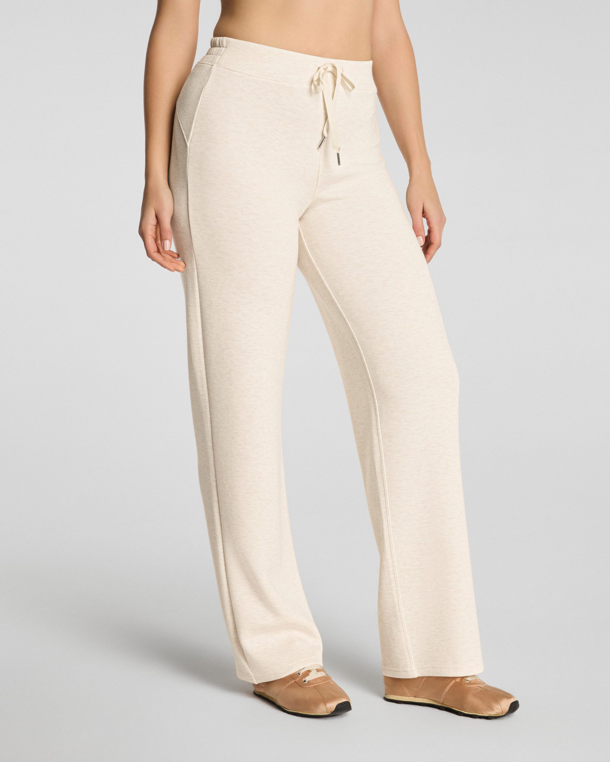 SPANX AirEssentials? Straight Leg Pant | Oatmeal Heather - Image 2