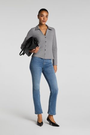 SPANXshape?  EveryWear Pull-On Kick Flare Jeans | Antique Indigo