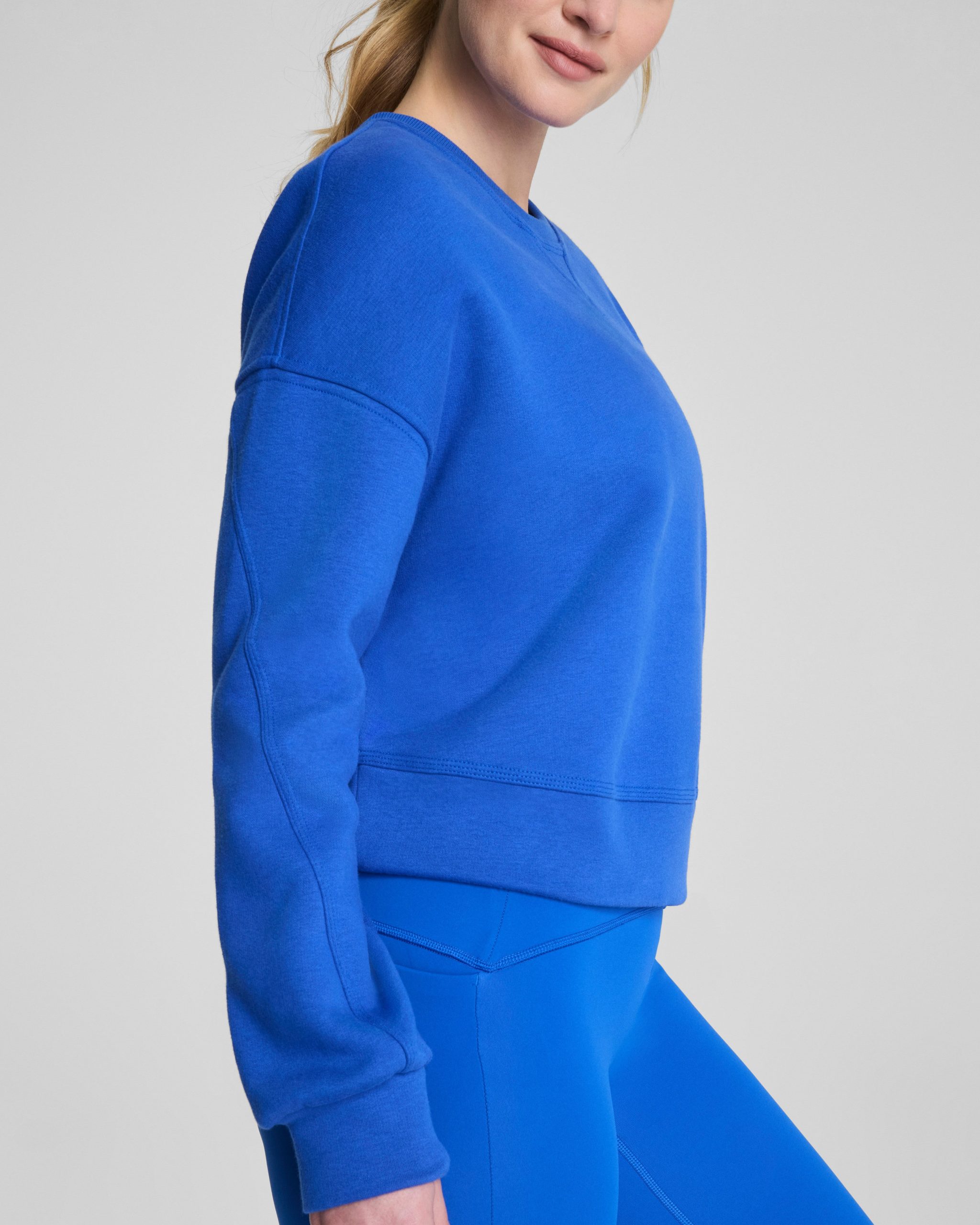 SPANX? BoostUp Cotton Fleece Crewneck | Current - Image 3