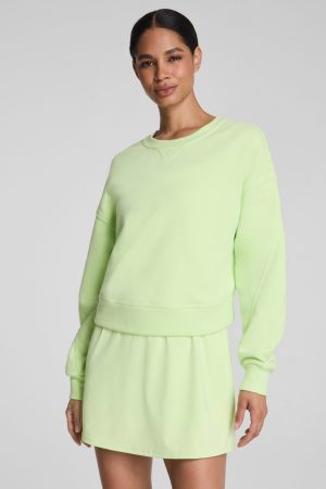 SPANX? BoostUp Cotton Fleece Crewneck | Zest