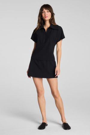 SPANX AirEssentials? French Rib Skort. 15 | Very Black