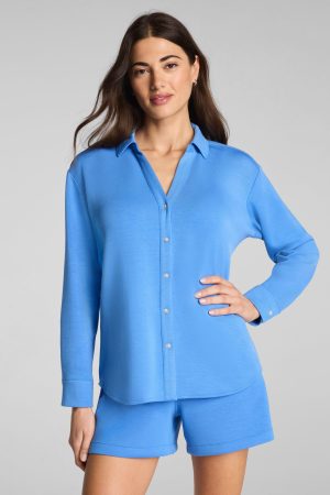 SPANX? AirEssentials? Oversized Button Down | Aster