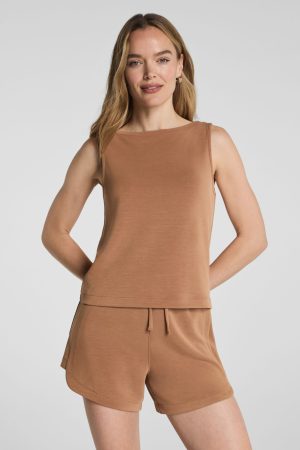 SPANX AirEssentials® Sandwashed Boatneck Tank | Maplewood