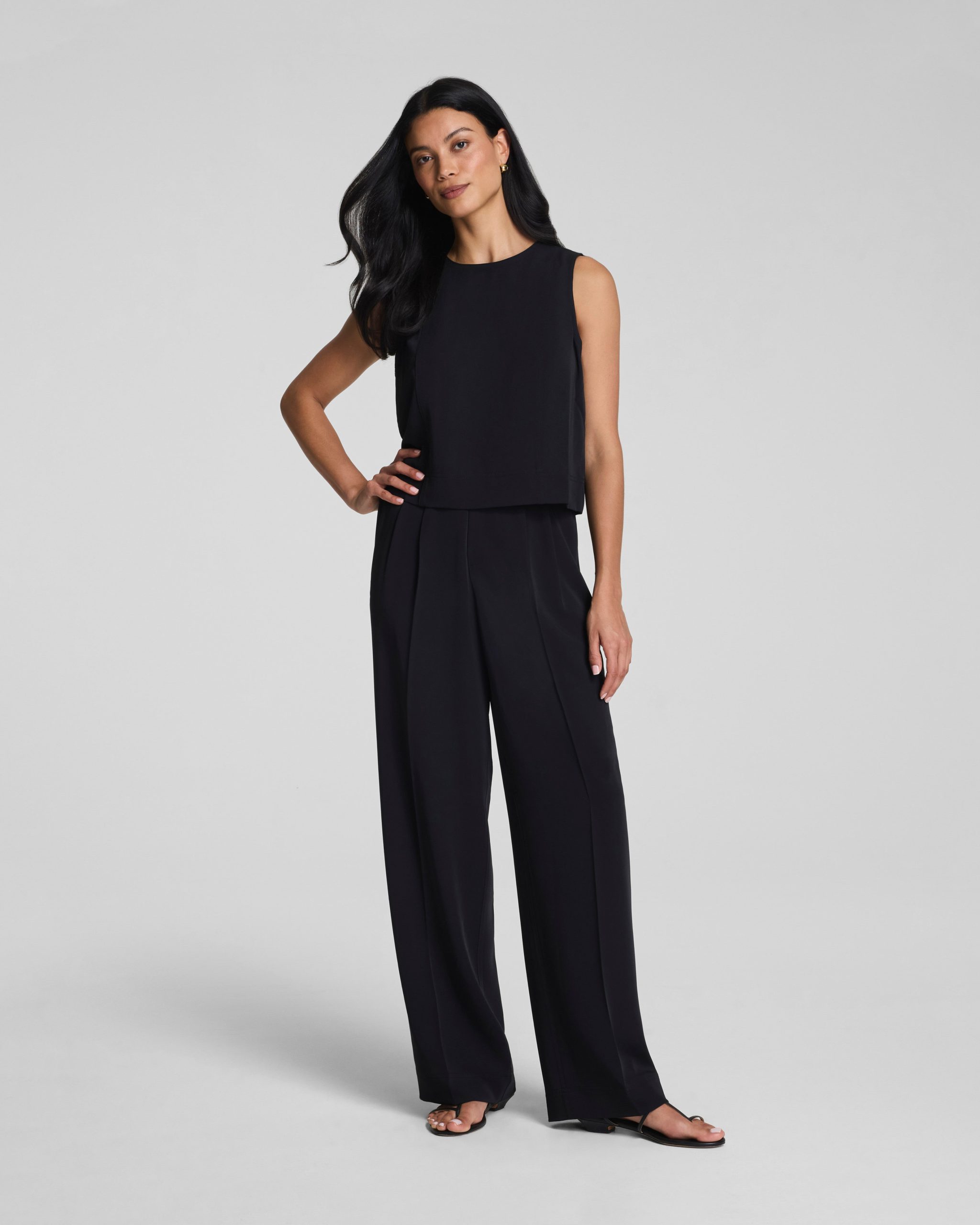SPANX? CarryOn Crewneck Shell Tank | Classic Black - Image 4