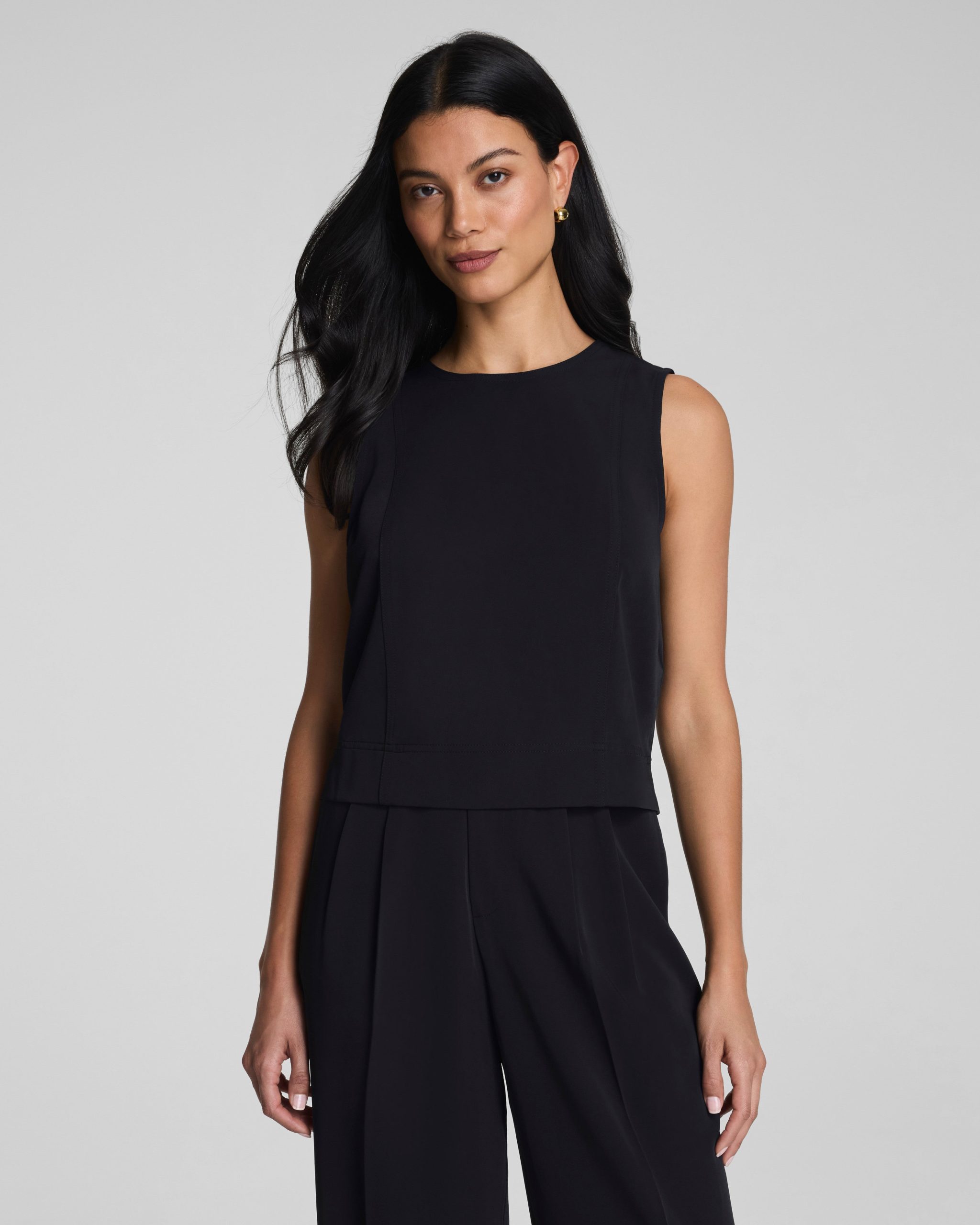 SPANX? CarryOn Crewneck Shell Tank | Classic Black