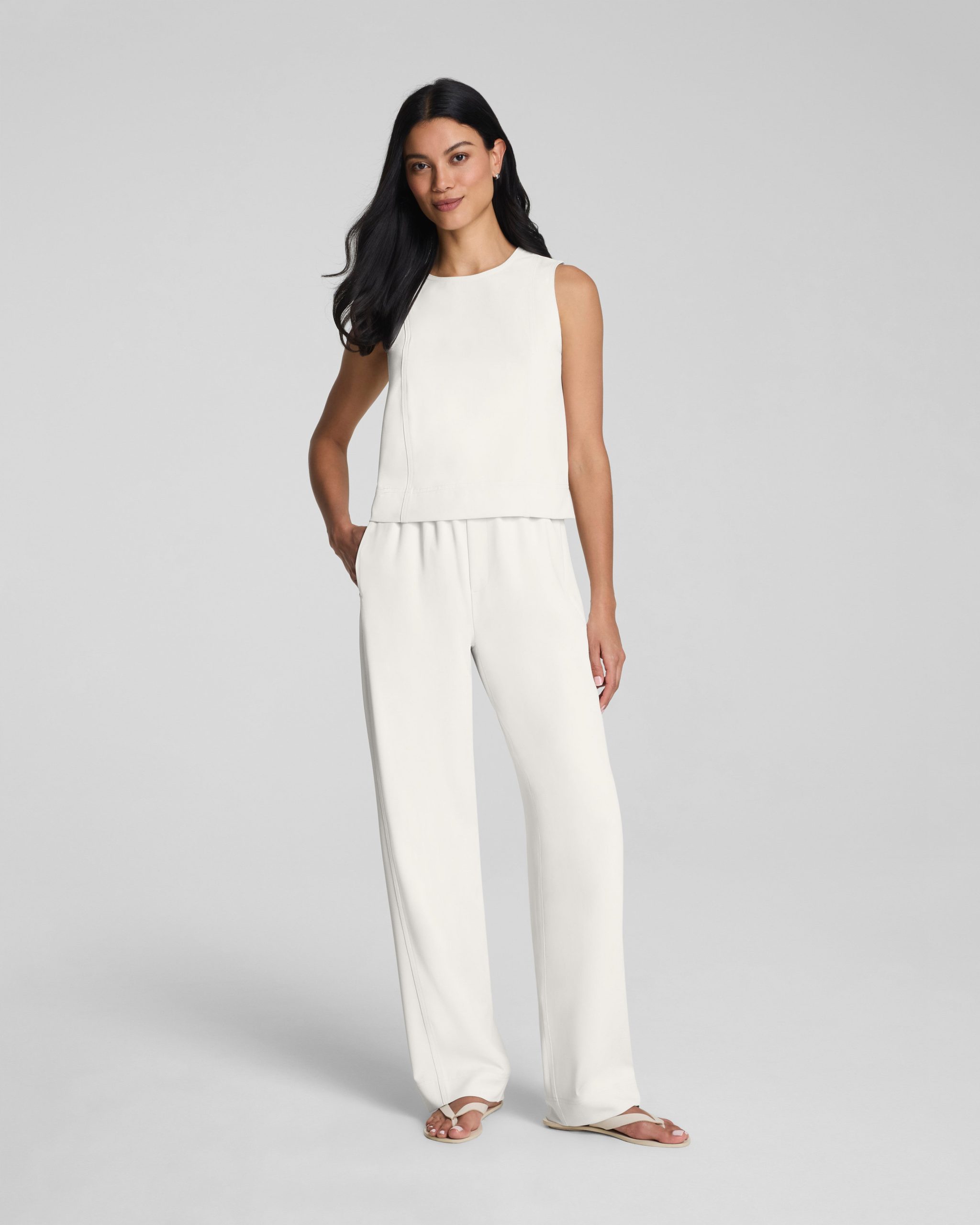 SPANX? CarryOn Crewneck Shell Tank | Ivory - Image 4