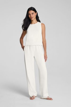 SPANX? CarryOn Straight Leg Pant | Ivory