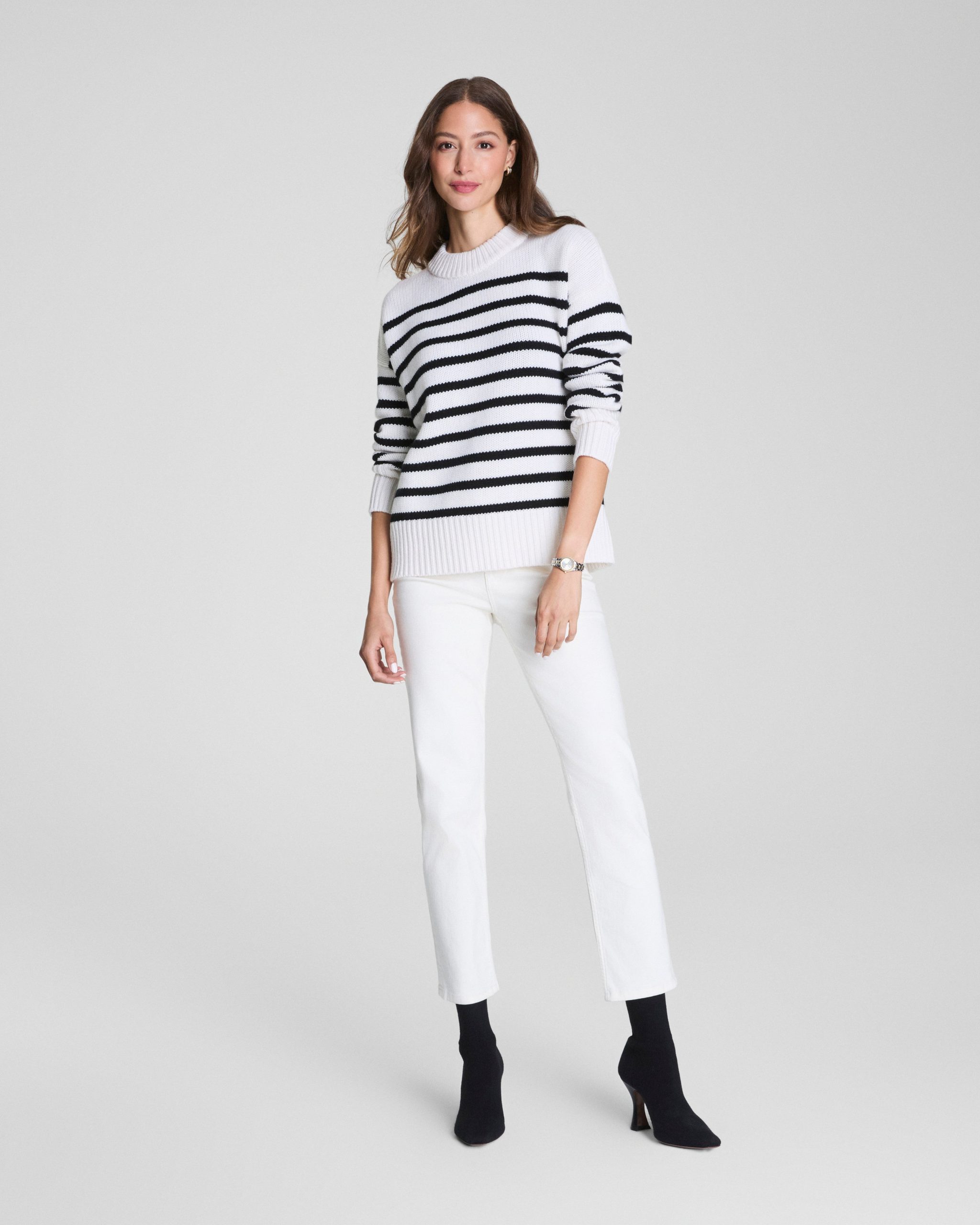 La Ligne Marin Sweater | Cream/Black - Image 4