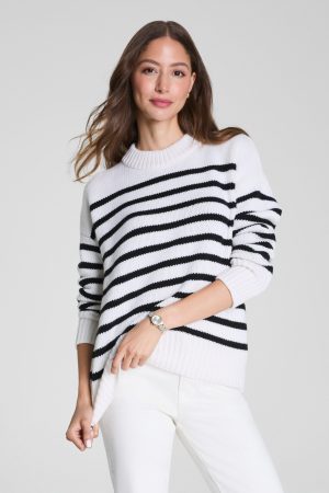 La Ligne Marin Sweater | Cream/Black
