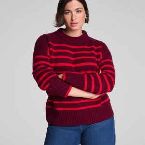 La Ligne Marin Sweater | SPANX? Red/Cassis