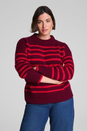 La Ligne Marin Sweater | SPANX? Red/Cassis
