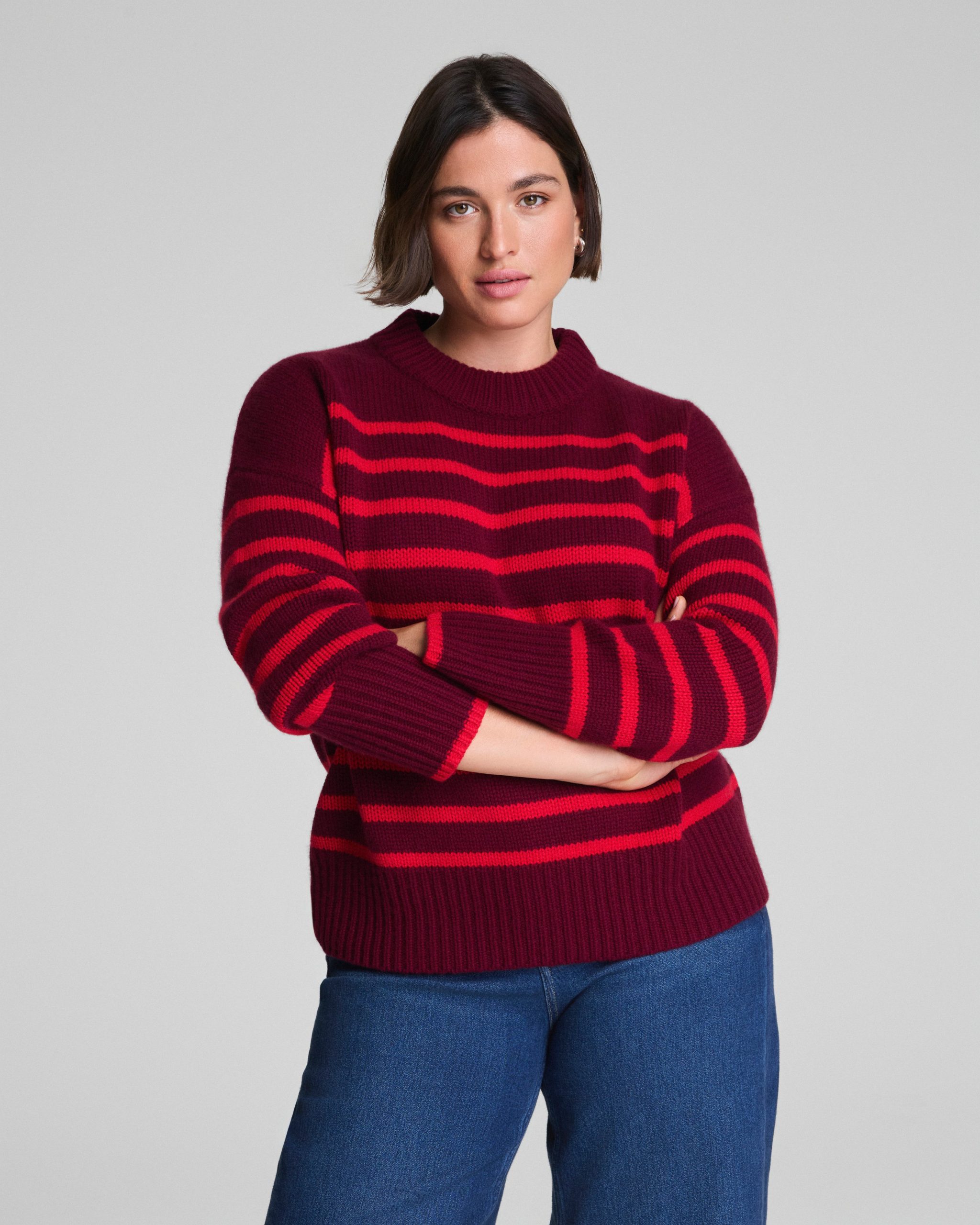 La Ligne Marin Sweater | SPANX? Red/Cassis