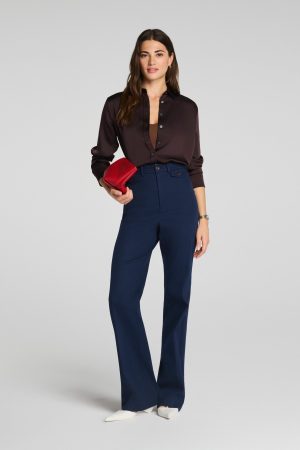 SPANXsupersmooth? Stretch Twill Easy Flare Pant | Timeless Navy