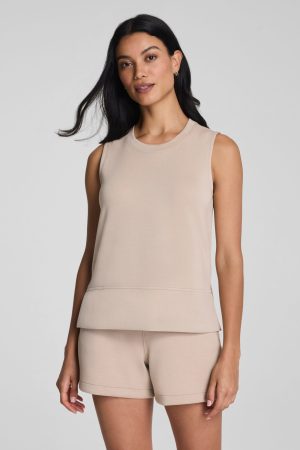 SPANX AirEssentials? Crewneck Tank | Dune