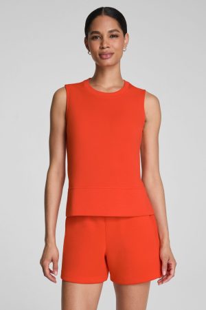 SPANX AirEssentials? Crewneck Tank | Sunset Coral