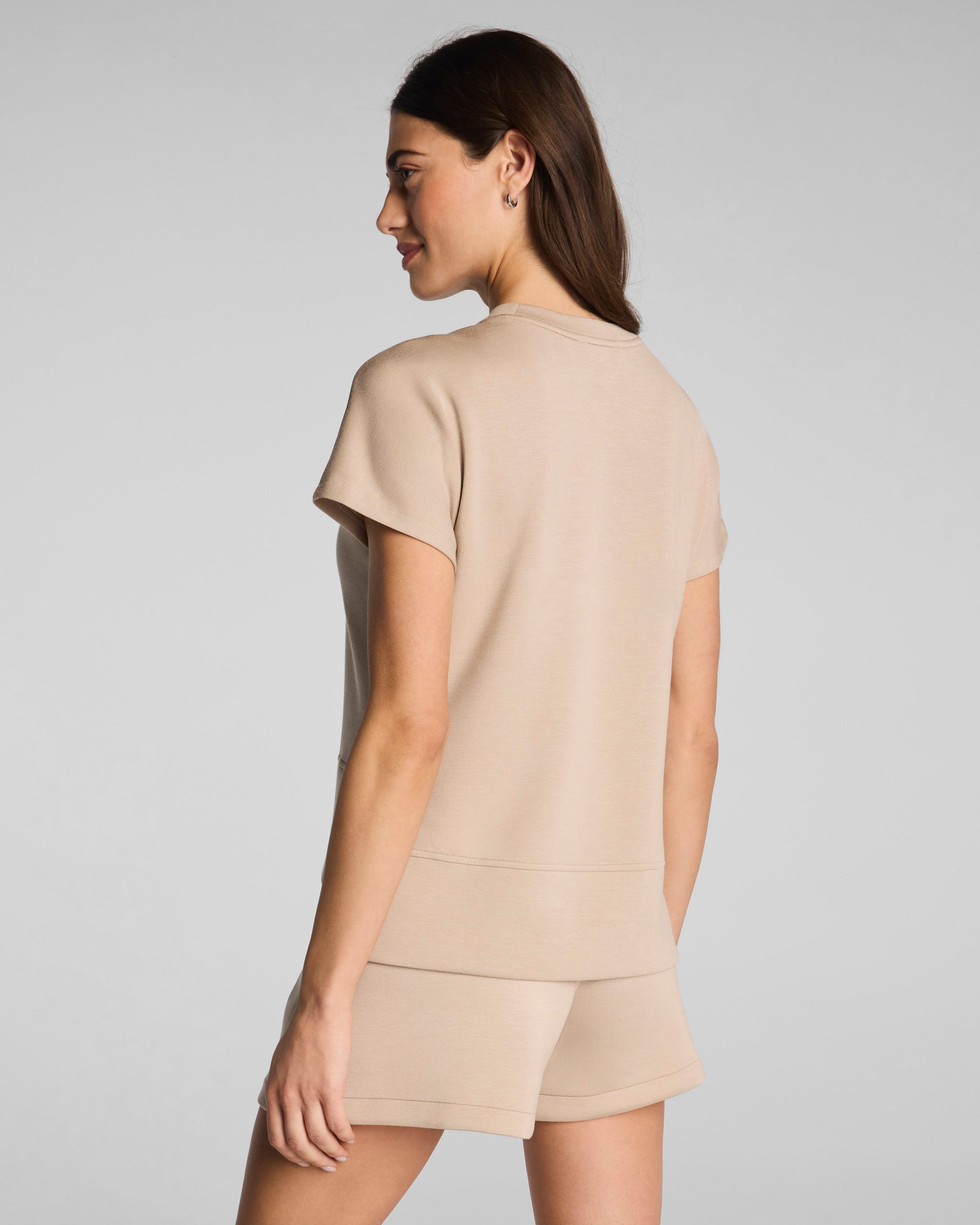 SPANX AirEssentials? Crewneck Tee | Dune - Image 2