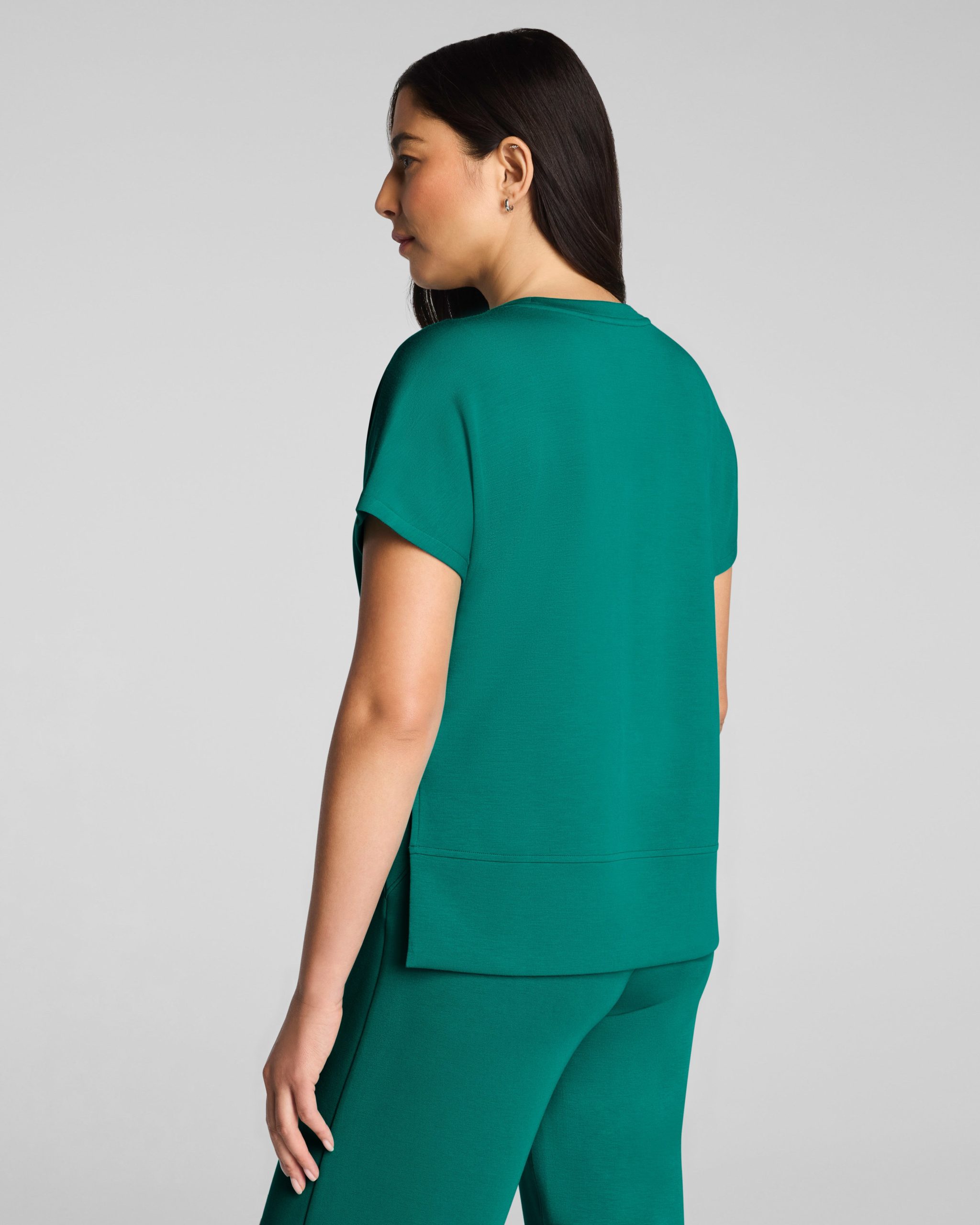 SPANX AirEssentials? Crewneck Tee | Jade - Image 2