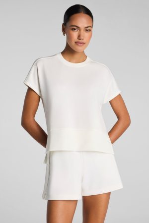 SPANX AirEssentials? Crewneck Tee | Powder