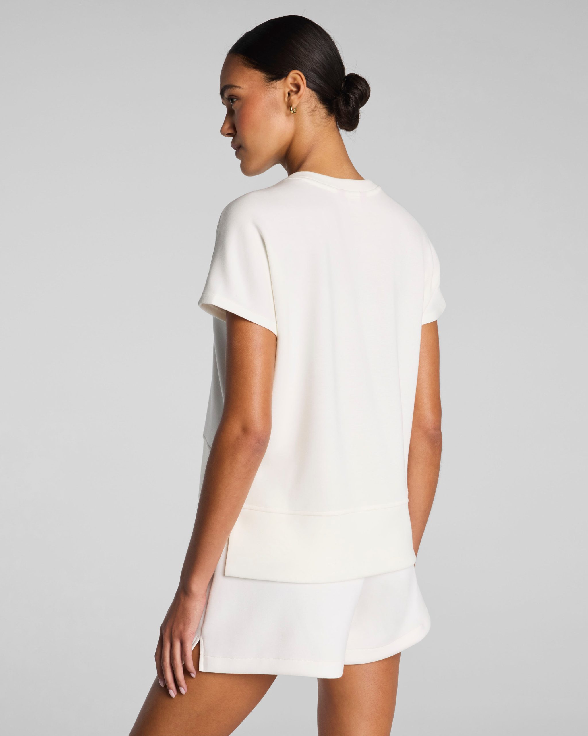 SPANX AirEssentials? Crewneck Tee | Powder - Image 2