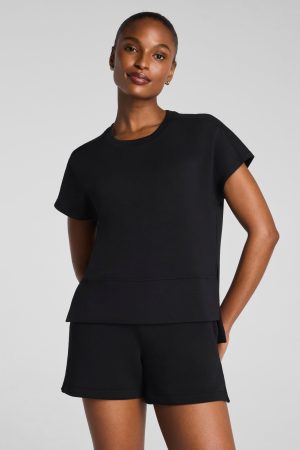SPANX AirEssentials? Crewneck Tee | Very Black
