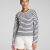Powder/Timeless Navy Stripe