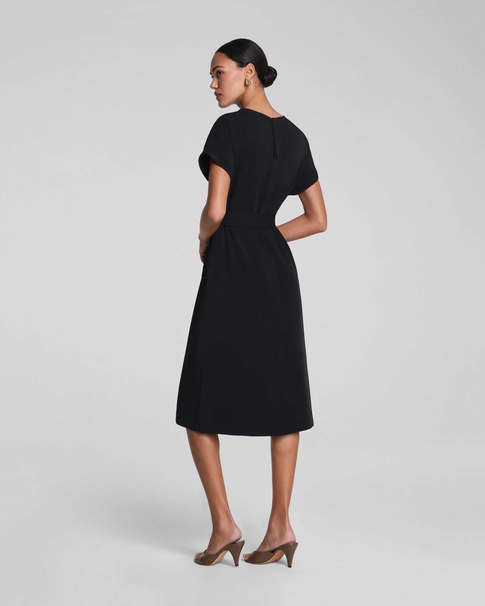 SPANX? CarryOn Belted Midi Dress | Classic Black - Image 2