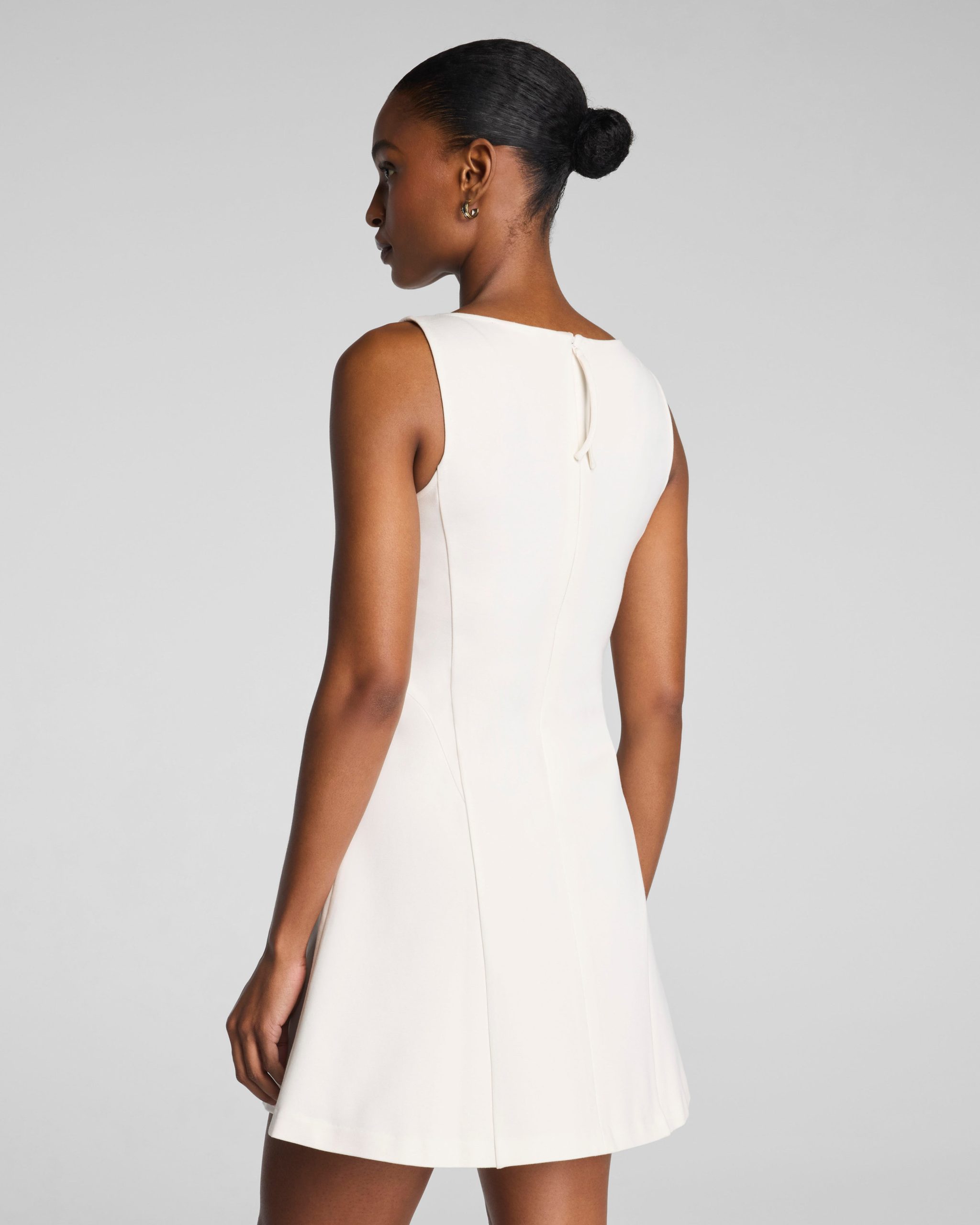 SPANX? Ponte Boatneck Mini Dress | Ivory - Image 3