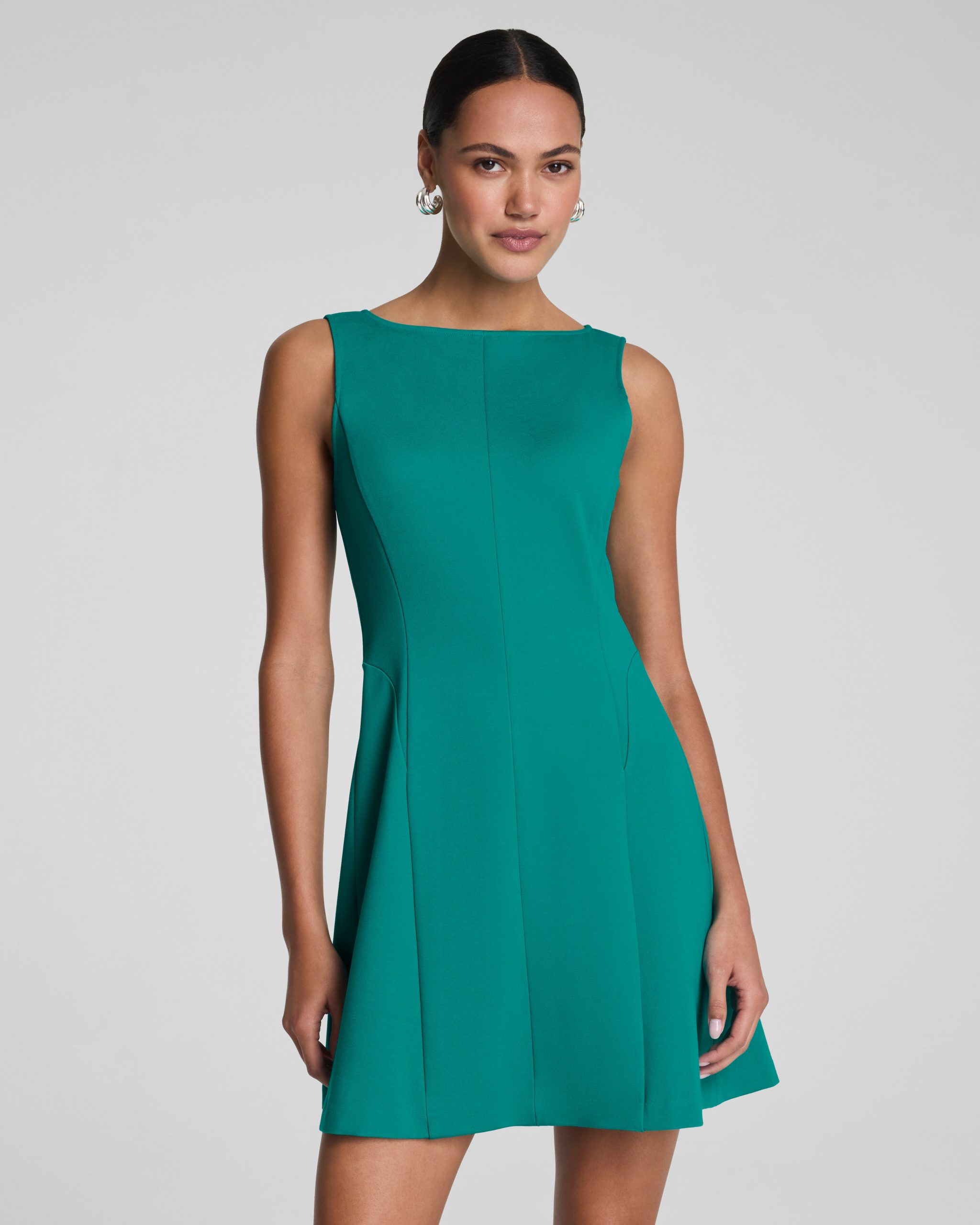 SPANX? Ponte Boatneck Mini Dress | Jade - Image 2