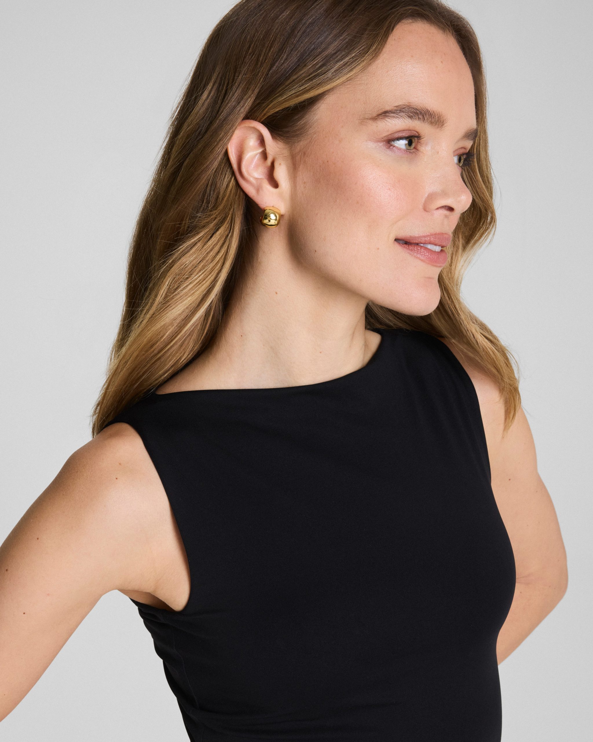 SPANXsmooth? Jersey High Neck Tank | Classic Black - Image 3