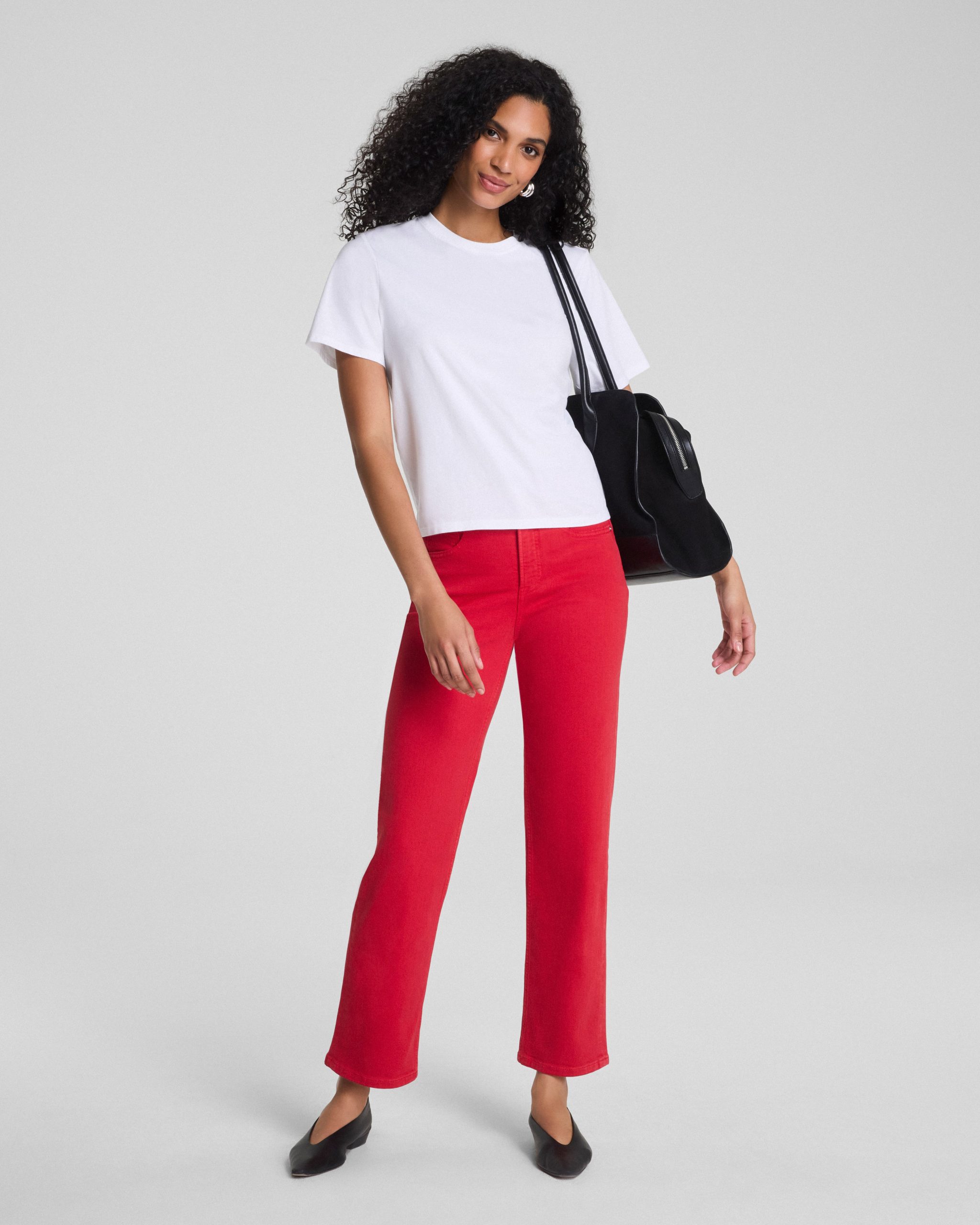 karla welch for SPANX? Everyday Tee | Classic White - Image 4