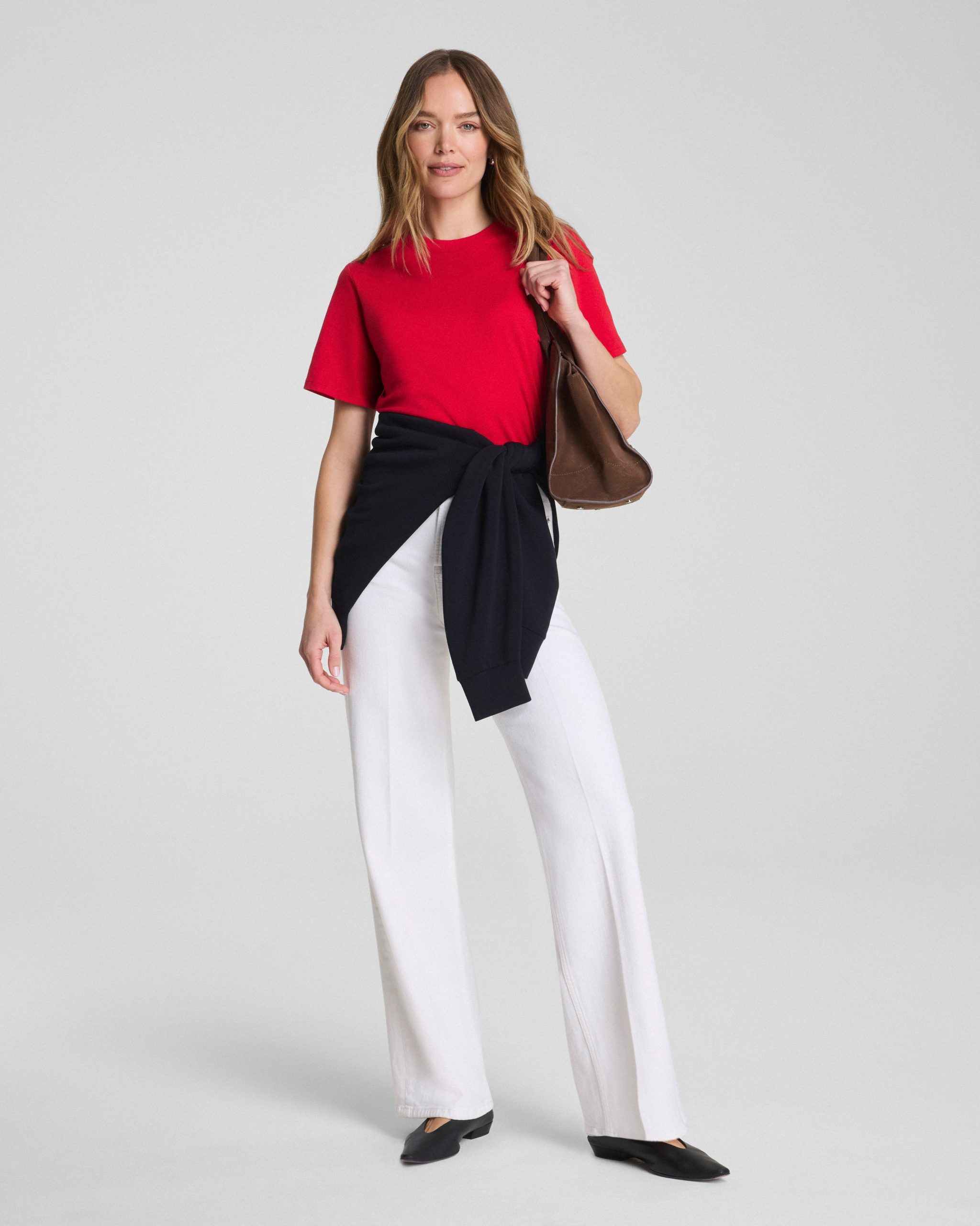 karla welch for SPANX? Everyday Tee | SPANX? Red - Image 3