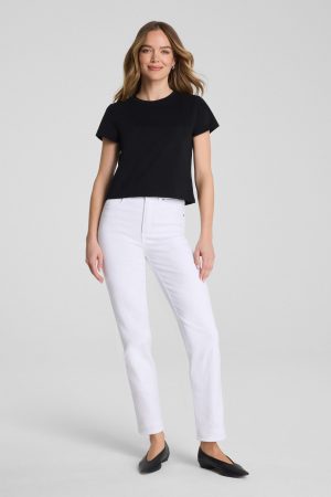 SPANXshape? Authentic 360 90s Straight Leg Jeans | Classic White