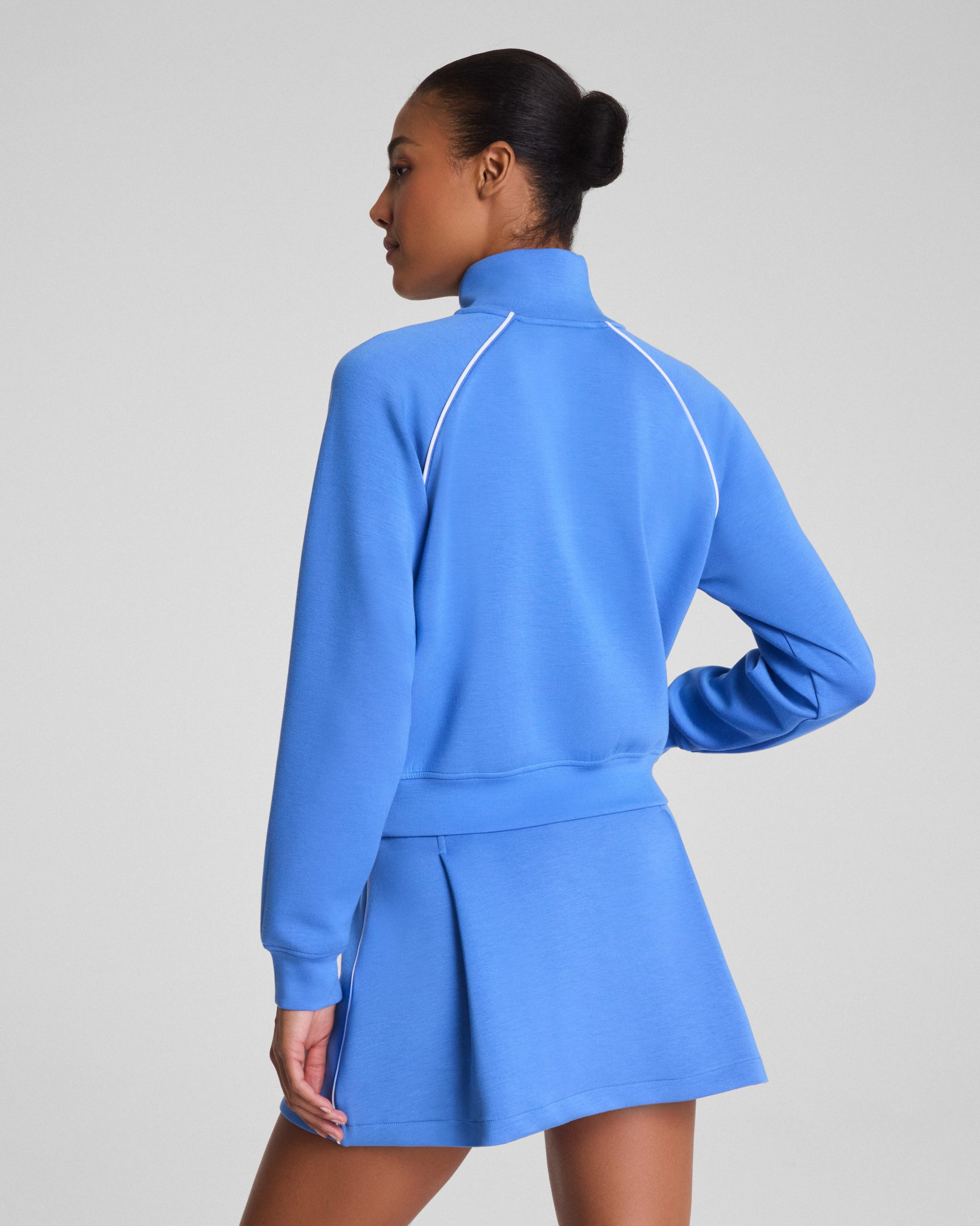 SPANX AirEssentials? Contrast Piping Track Jacket | Aster - Image 2
