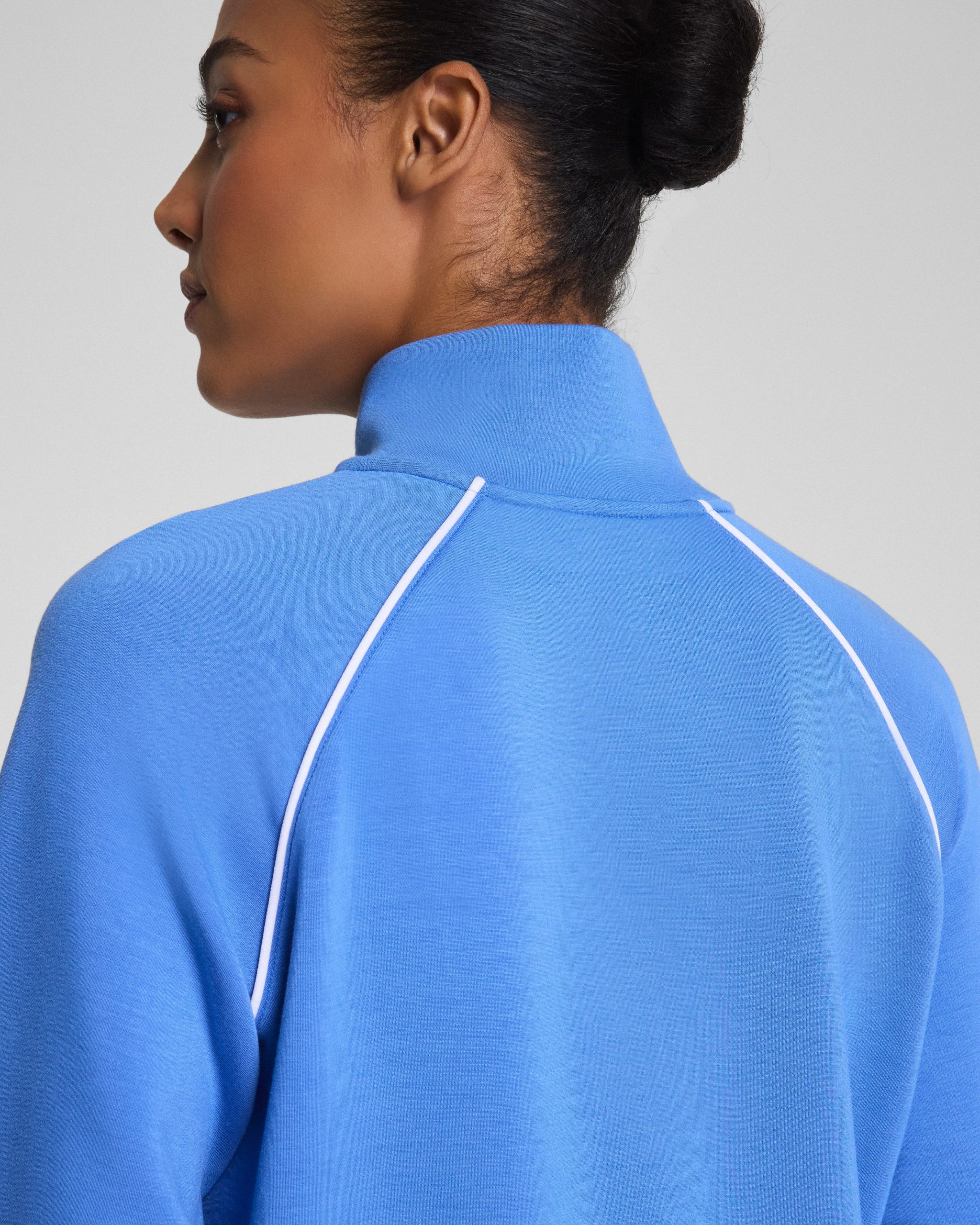 SPANX AirEssentials? Contrast Piping Track Jacket | Aster - Image 4