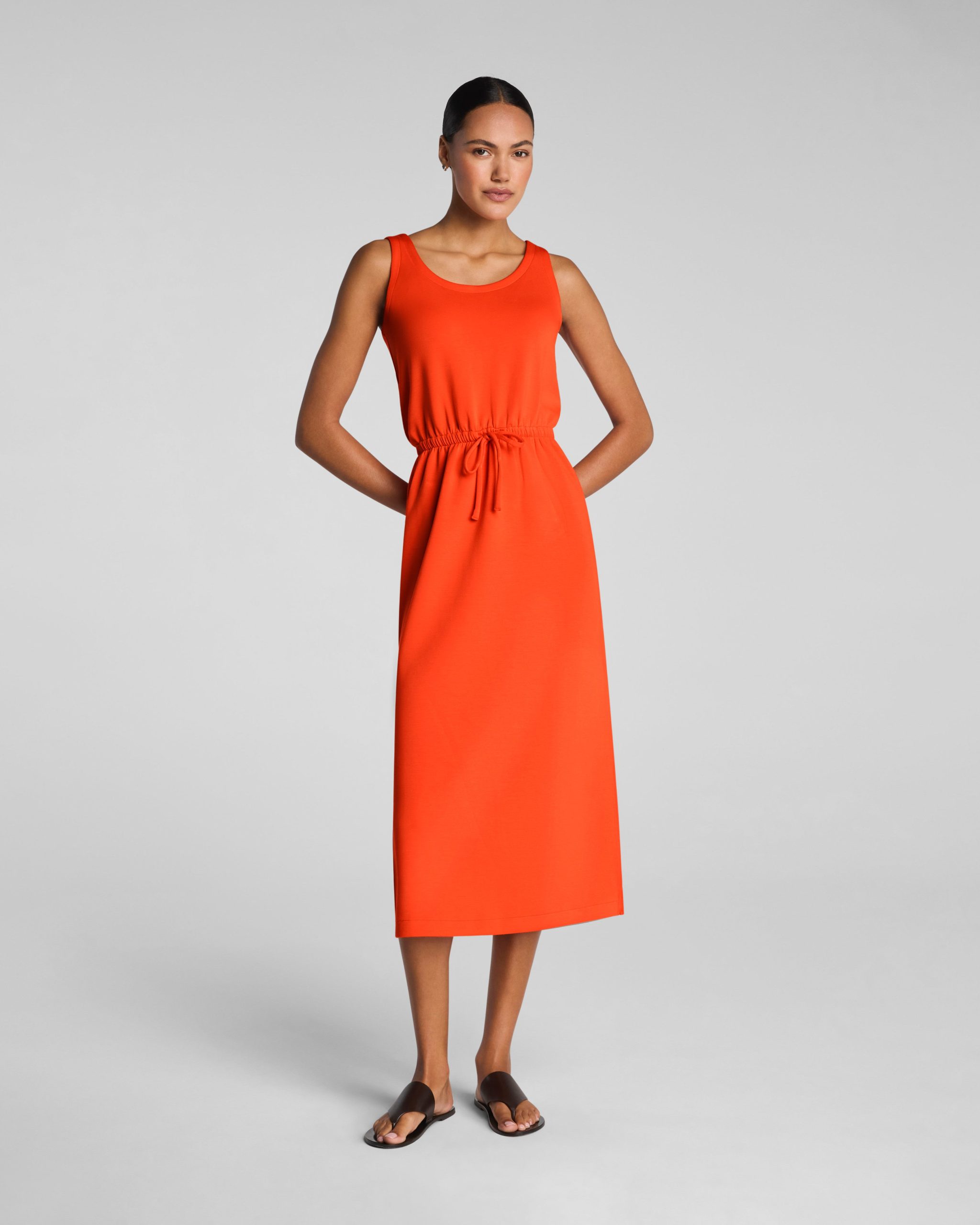 SPANX AirEssentials? Drawstring Maxi Tank Dress | Sunset Coral