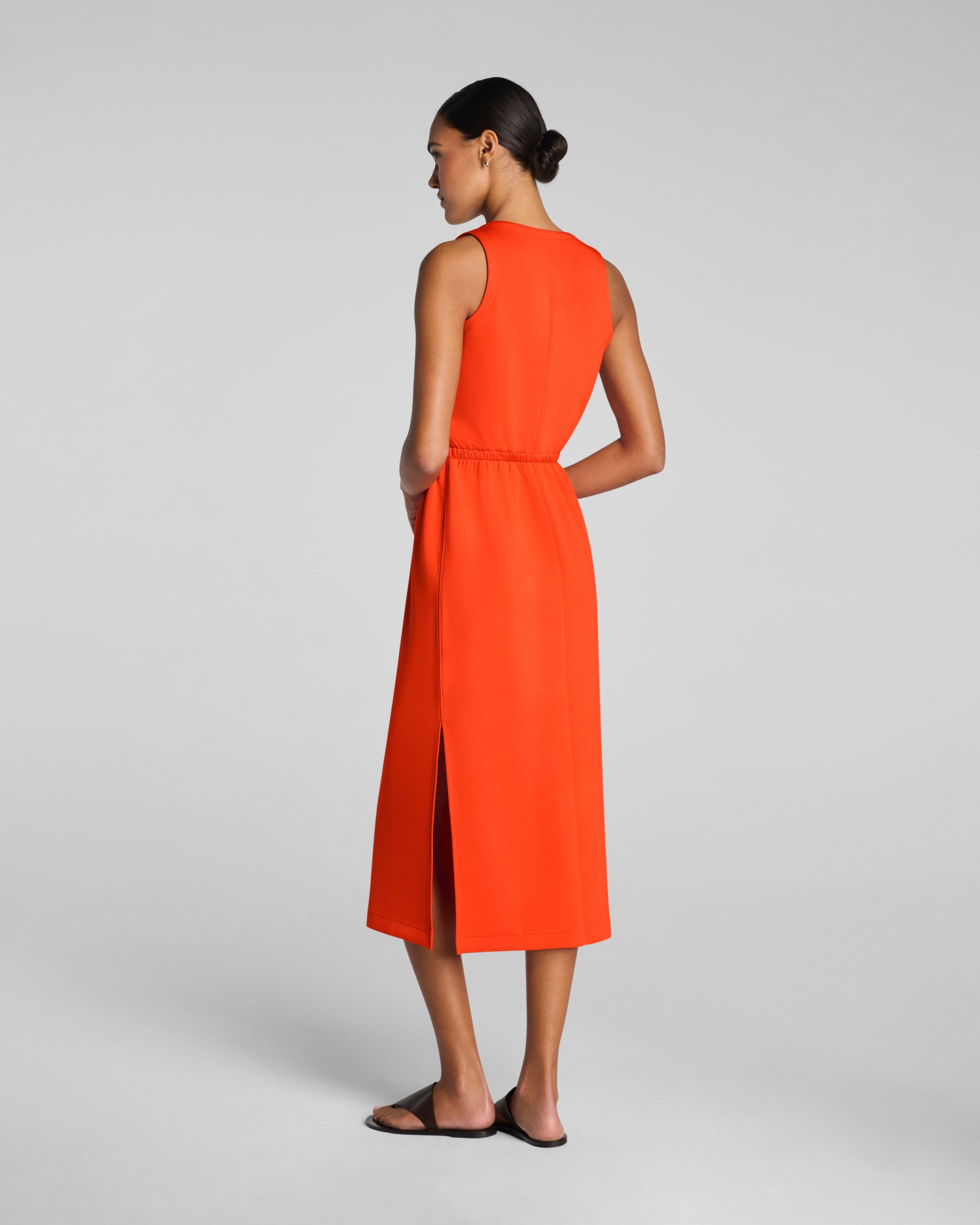 SPANX AirEssentials? Drawstring Maxi Tank Dress | Sunset Coral - Image 2