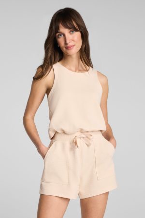 SPANX AirEssentials? French Rib Romper | Toasted Coconut