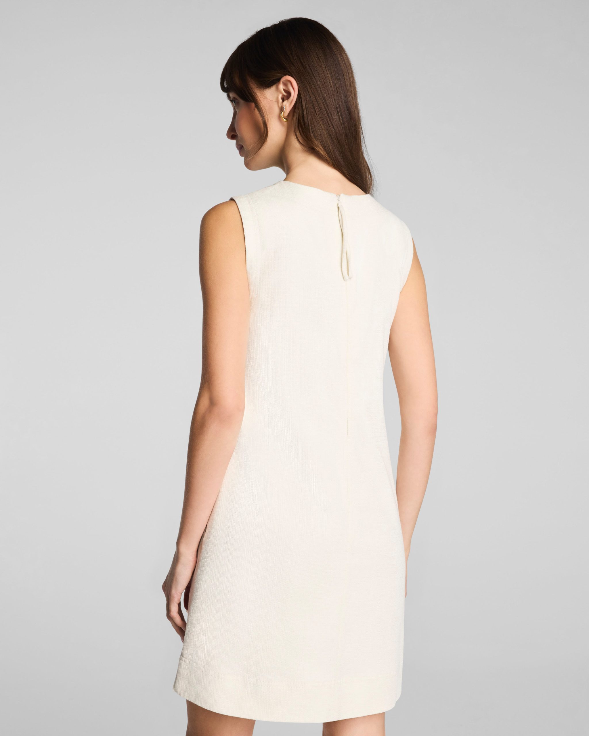 SPANX? EasyBreezy Cotton Linen Mini Dress | Ivory - Image 3