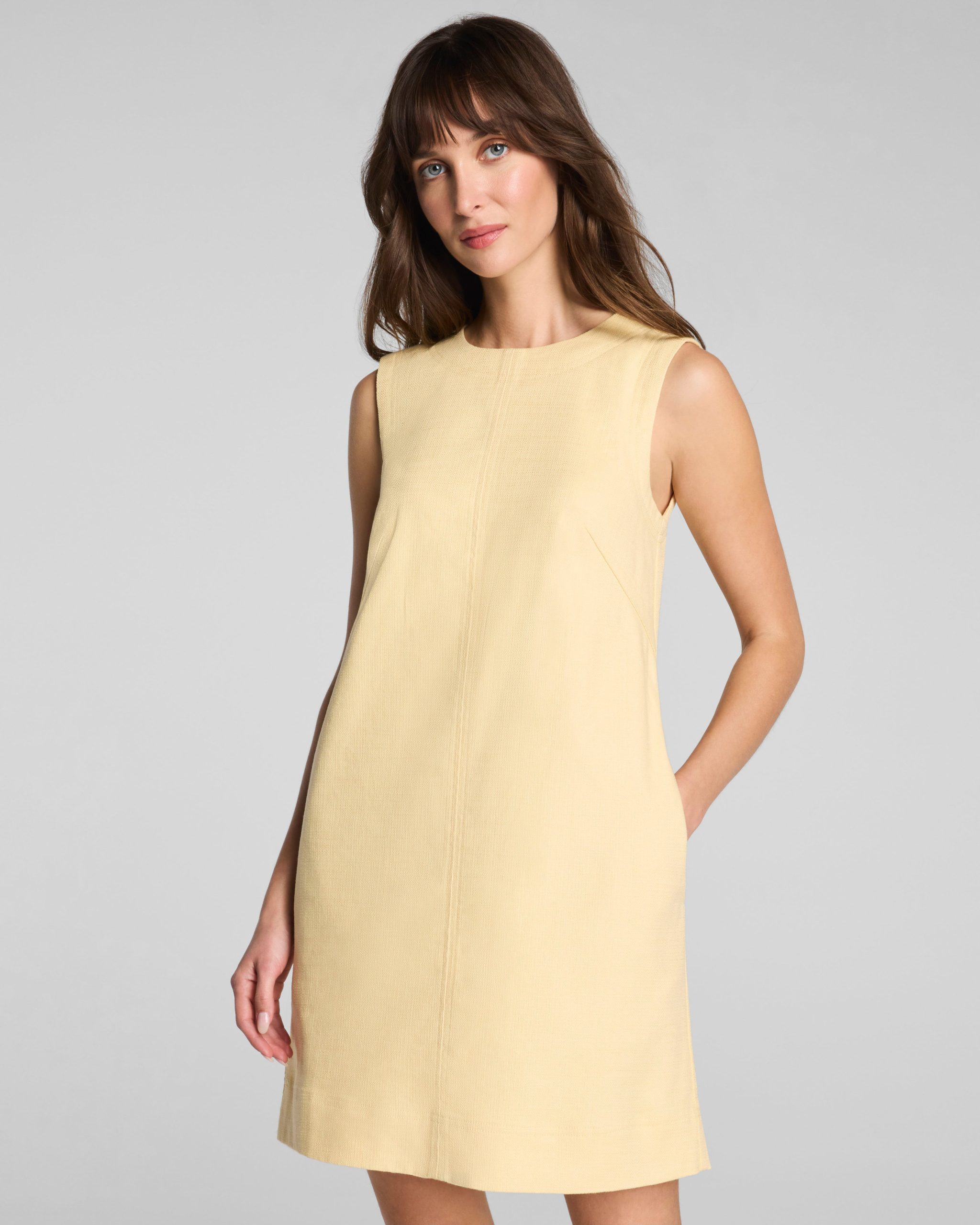SPANX? EasyBreezy Cotton Linen Mini Dress | Sunbeam - Image 2