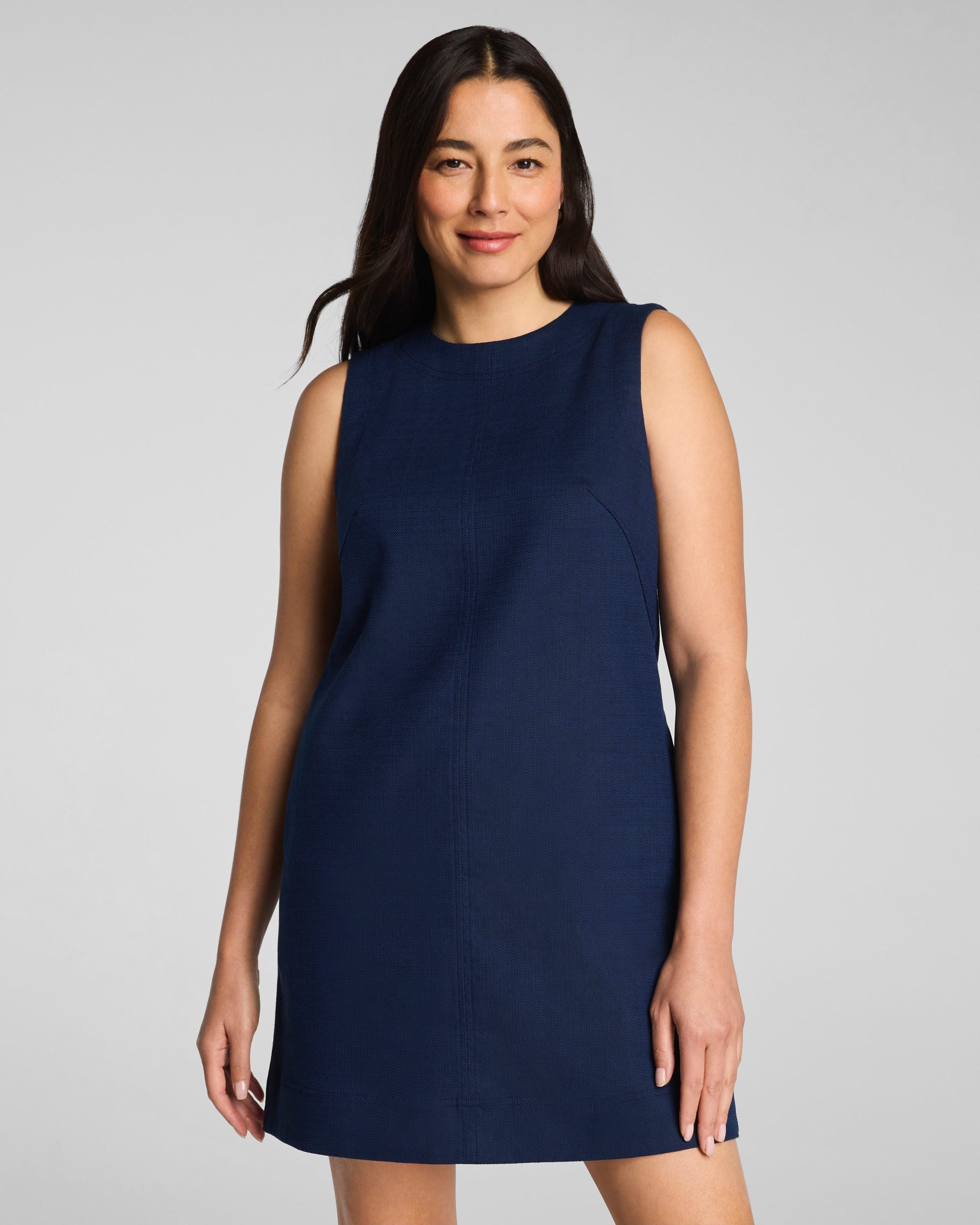 SPANX? EasyBreezy Cotton Linen Mini Dress | Timeless Navy - Image 2