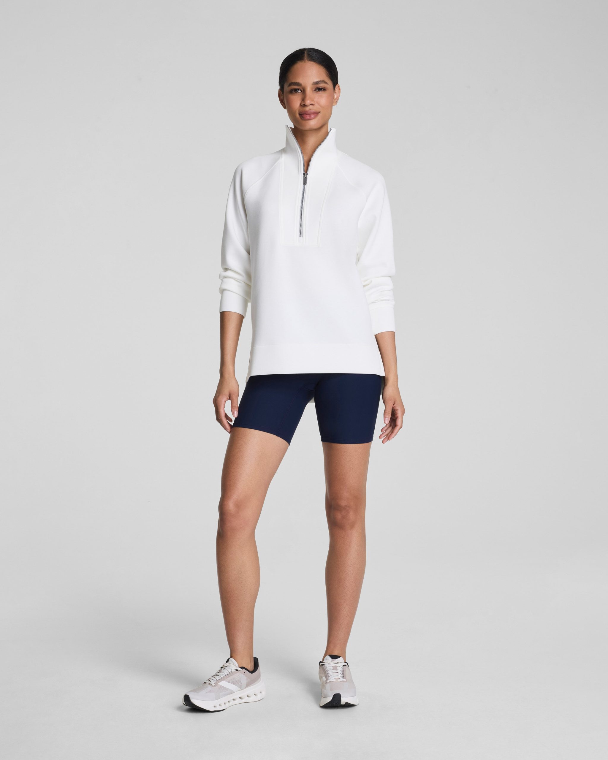 SPANX AirEssentials? Half Zip Tunic | Powder - Image 4