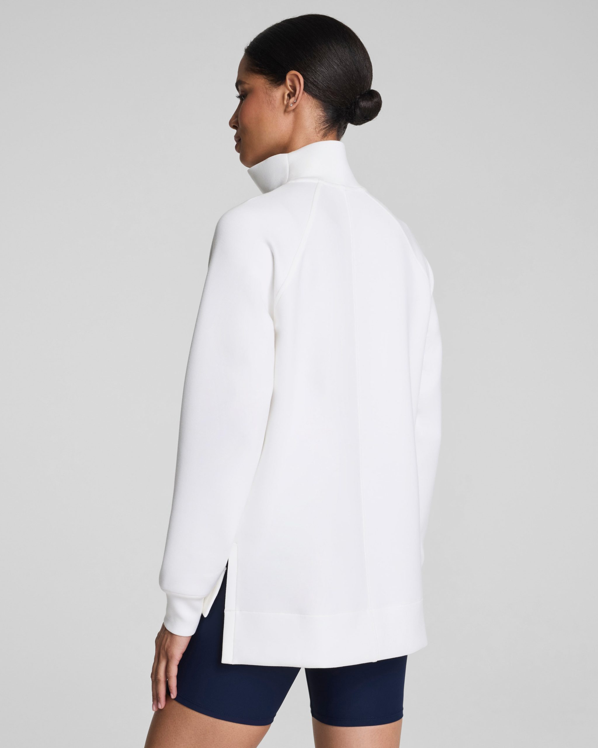 SPANX AirEssentials? Half Zip Tunic | Powder - Image 2